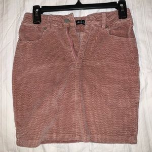 blush pencil skirt